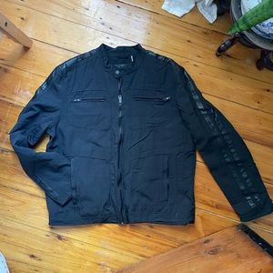 Black Rivet Men’s Moto Jacket